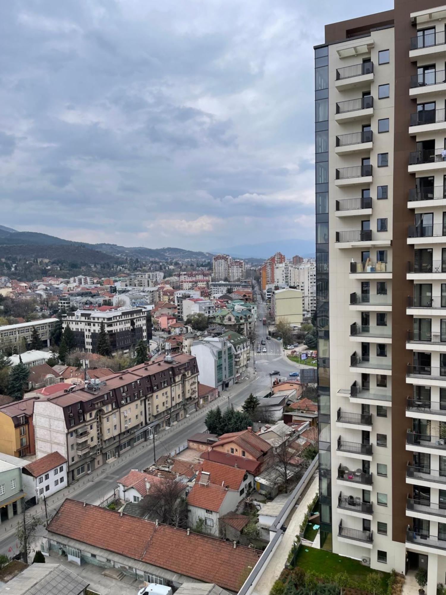 180° View Apartment In Diamond Building Skopje Exteriör bild