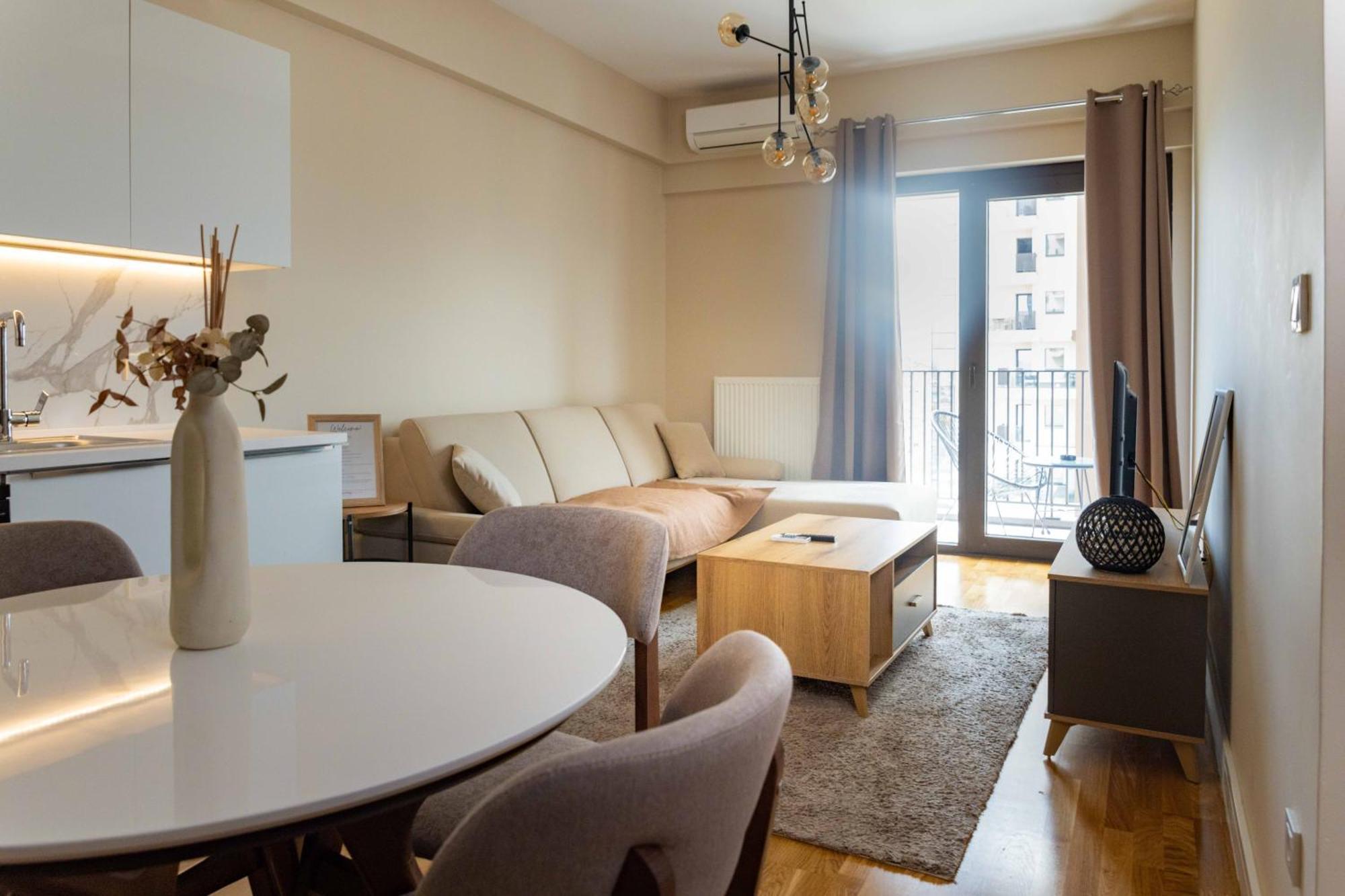 180° View Apartment In Diamond Building Skopje Exteriör bild